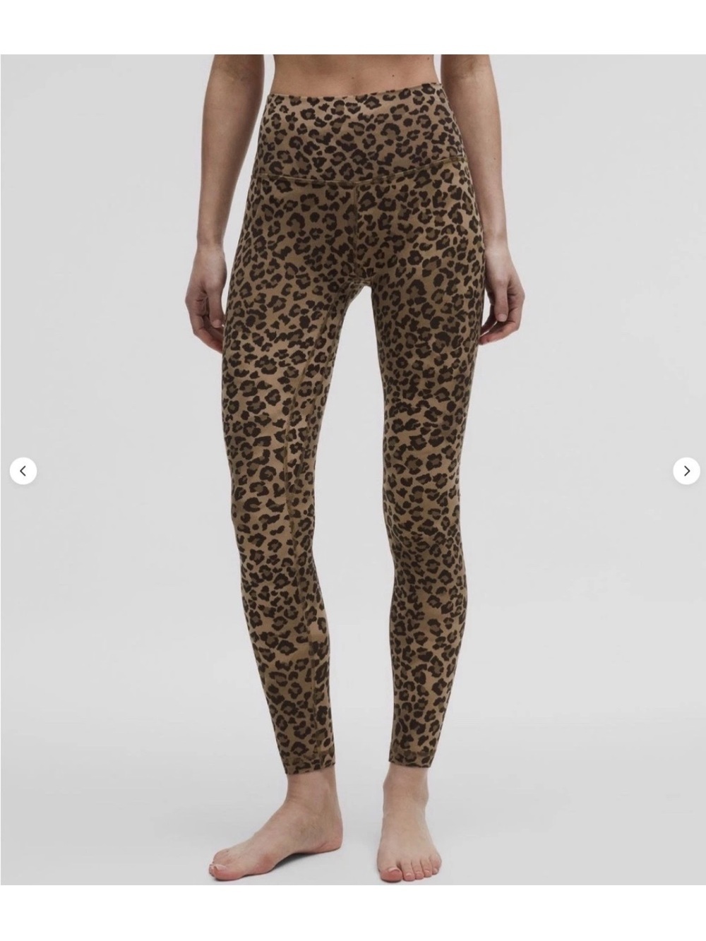 NWT Lululemon No Line Align High-Rise Leopard Print Leggings size 2 28”